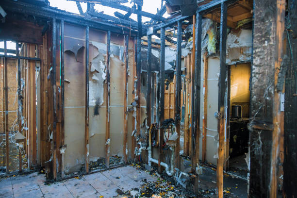 Professional Fire Damage Removal technician working in Summersville, WV